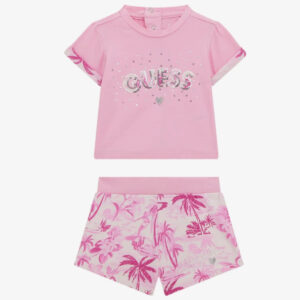 Guess Kids  Completo total pink Bambina