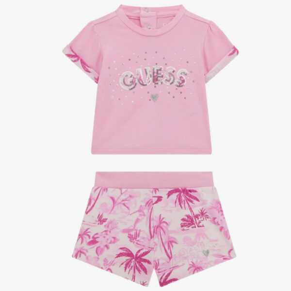 Guess Kids  Completo total pink Bambina