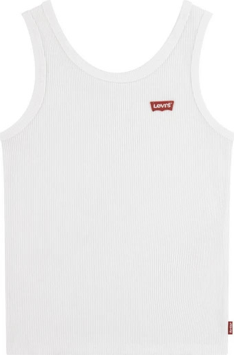 Canotta Levi's 3EK116 W1T da bambina bianca.