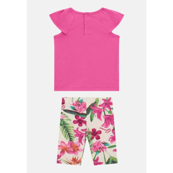Guess Set t-shirt e leggings Multicolore  bambina