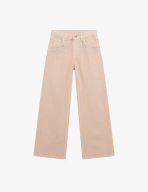 Guess Pantaloni tencel 90s Rosa Bambine Ragazze