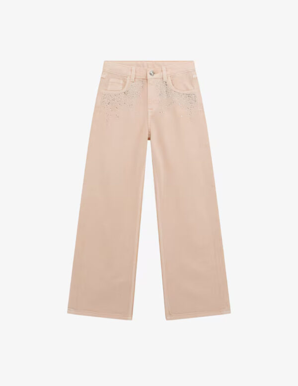 Guess Pantaloni tencel 90s Rosa Bambine Ragazze