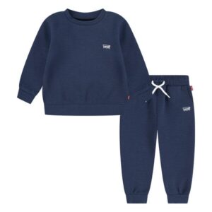 Levi's Navy Crew Sweatshirt & Joggers Set