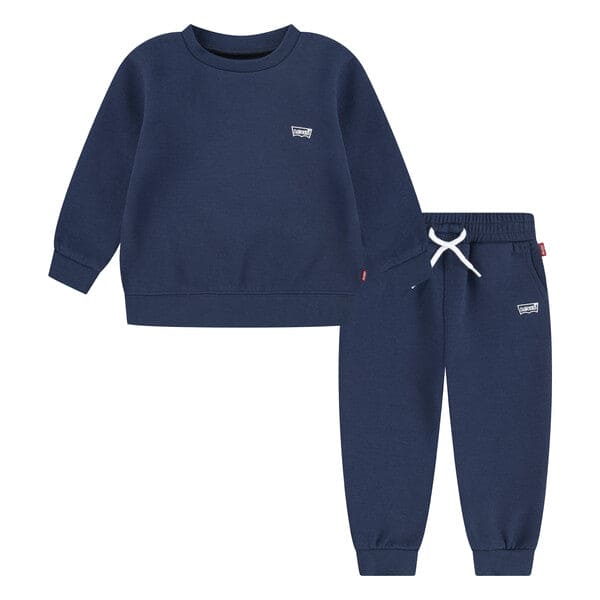 Levi's Navy Crew Sweatshirt & Joggers Set