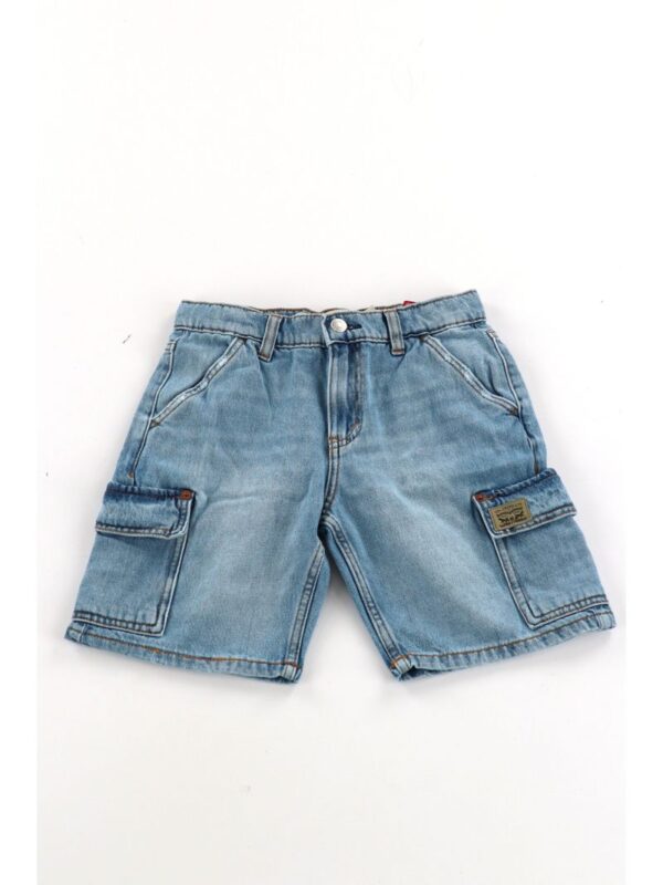 Bermuda Levi's 9EM377 L9K da bambino denim.