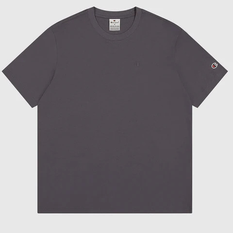 T-Shirt Champion 220278 VS517 da uomo grigio.