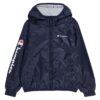 Champion Felpa Con Cappuccio Full-Zip Mini Logo Blu
