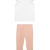 Guess Kids Completo 2 pezzi Bianco Rosa Bambina