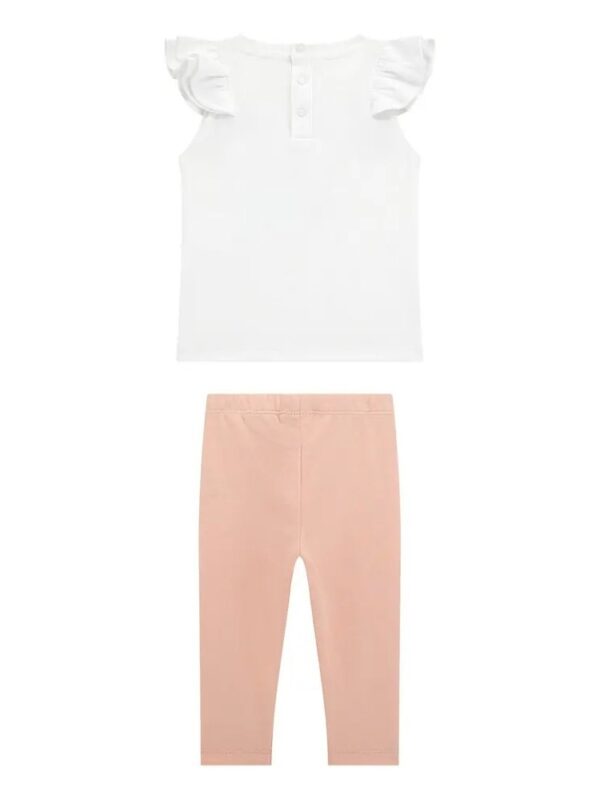 Guess Kids Completo 2 pezzi Bianco Rosa Bambina