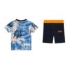 Guess Completo bambino con maglietta e pantaloni blu scuro
