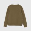 Guess Kids Felpa Girocollo logo triangolo Verde Bambino
