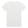 Guess t-shirt kids-junior bianca con logo corsivo e strass