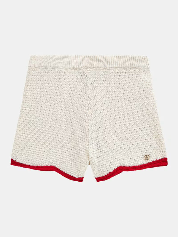 Guess Short a Uncinetto Beige Bambina