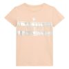 Guess T-shirt Maniche Corte Rosa Silver Bambina