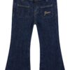 Jeans a zampa Guess blu scuro in denim Bambina