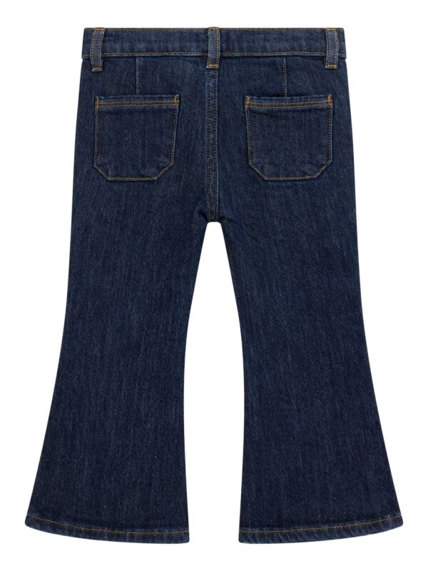 Jeans a zampa Guess blu scuro in denim Bambina