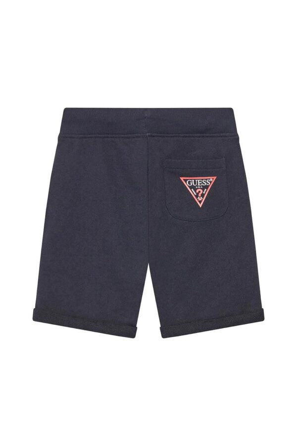 Guess pantaloncini/bermuda da bambino in tessuto smart blu