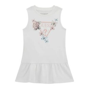 Guess Kids Vestito Bianco Bambina