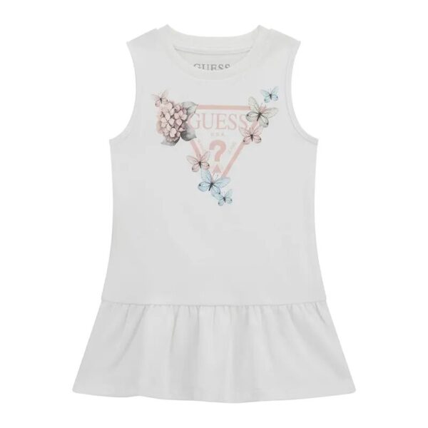 Guess Kids Vestito Bianco Bambina