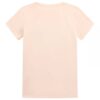 Guess t-shirt kids-junior rosa con logo corsivo e strass