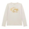 Guess T-shirt manica Lunga Bianca bambina