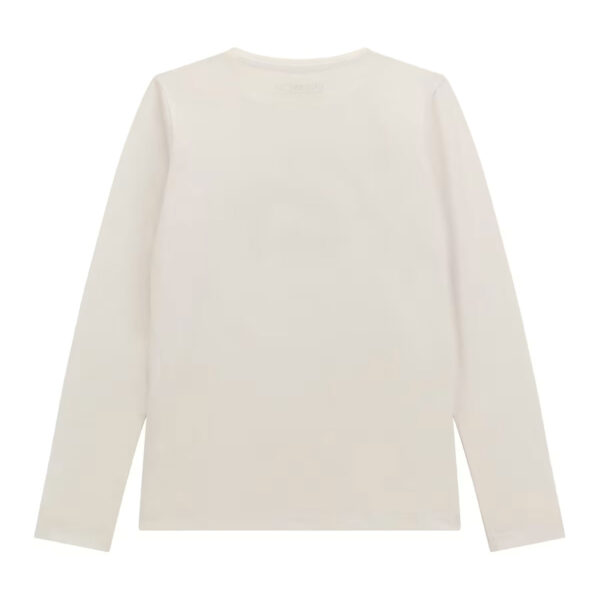 Guess T-shirt manica Lunga Bianca bambina