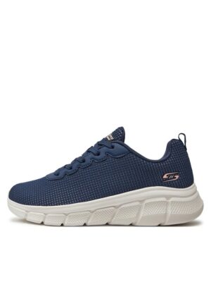Skechers Sneakers Bobs B Flex-Visionary Essence Blu scuro Donna