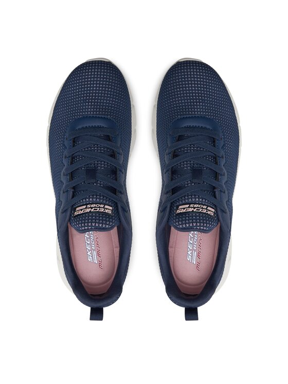 Skechers Sneakers Bobs B Flex-Visionary Essence Blu scuro Donna