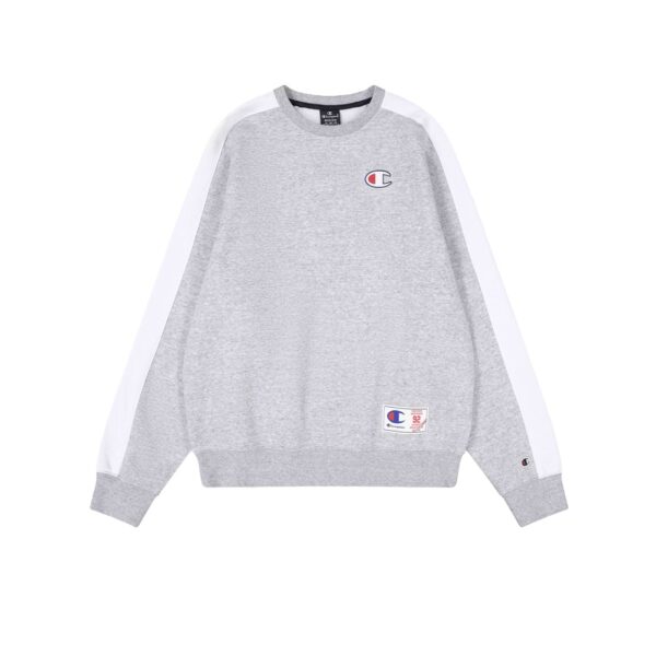 T-shirt a maniche lunghe da uomo grigia – Champion