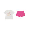 Guess bianco e rosa con stampa floreale "pretty little
