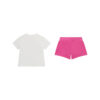 Guess bianco e rosa con stampa floreale "pretty little