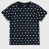 Champion T-shirt MANICA CORTA NERA CON LOGHI COLORATI