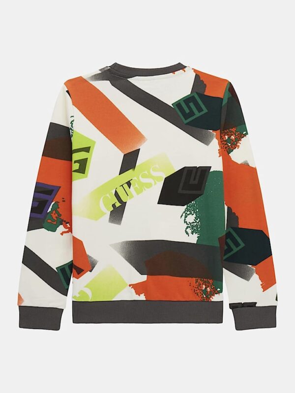 Guess Felpa Girocollo Multicolore Bambino