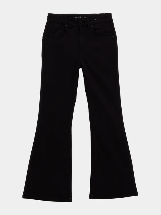 Guess Pantaloni di tessuto  Nero Bootcut Fit Bambine Ragazze