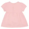 Abito a maniche corte in spugna per bambina Guess – Rosa