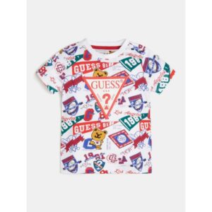 Guess Kid T-shirt Girocollo Multicolore Bambino