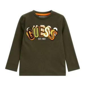 Guess Kids T-shirt Maniche Lunghe Bambini