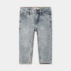 Jeans grigio per neonata con patch logo Levi's Kids