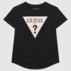 Guess T-shirt Nero Regular Fit Bambina