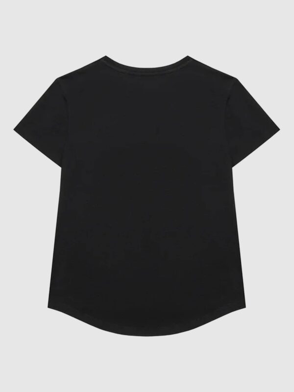 Guess T-shirt Nero Regular Fit Bambina