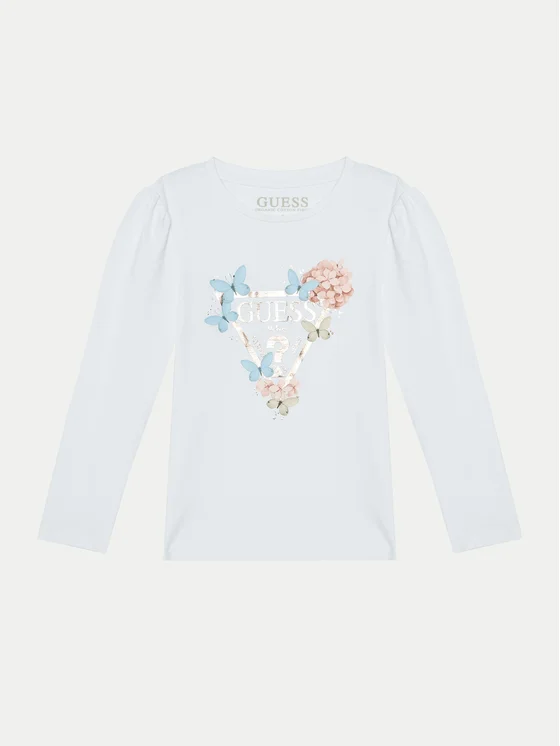 Guess Kids Blusa  Bianca Vestibilità regolare Bambina