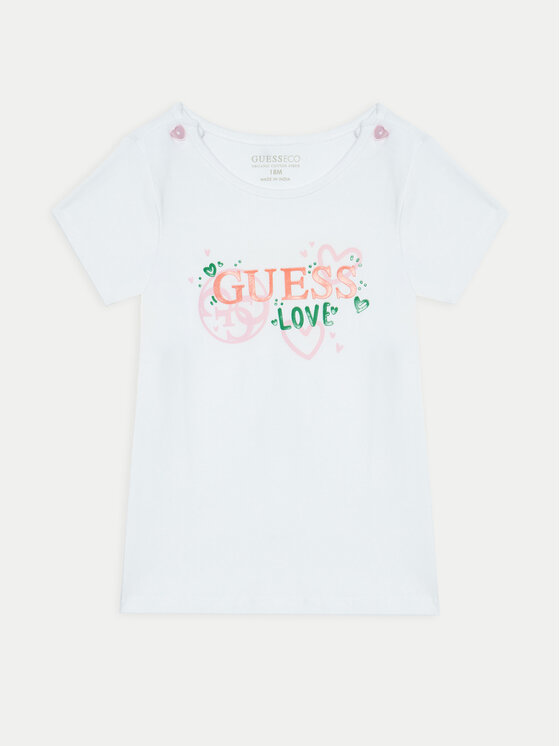 Guess Completo  Regular Fit da bambina Bianco Rosa