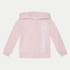 Guess Felpa Con Cappuccio Rosa Regular Fit Bambina