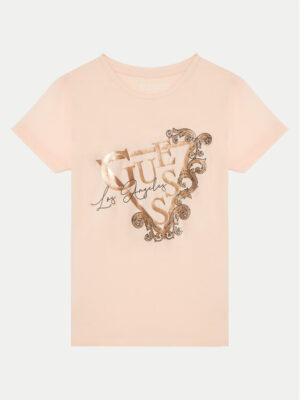 Guess T-shirt Rosa Regular Fit Bambina