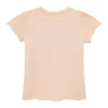 Guess T-shirt pesca per bambina mini con stampa in tessuto